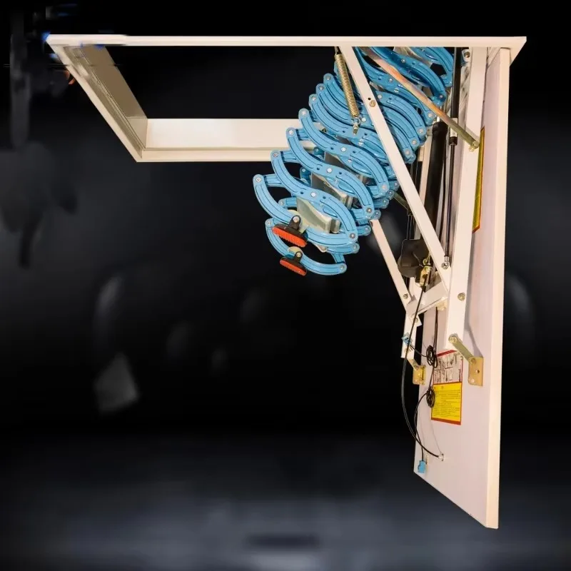 

【Best-selling】 Made Remote Control Electric Attic Aluminium Lift Steel Folding Ladders for Household Staircase