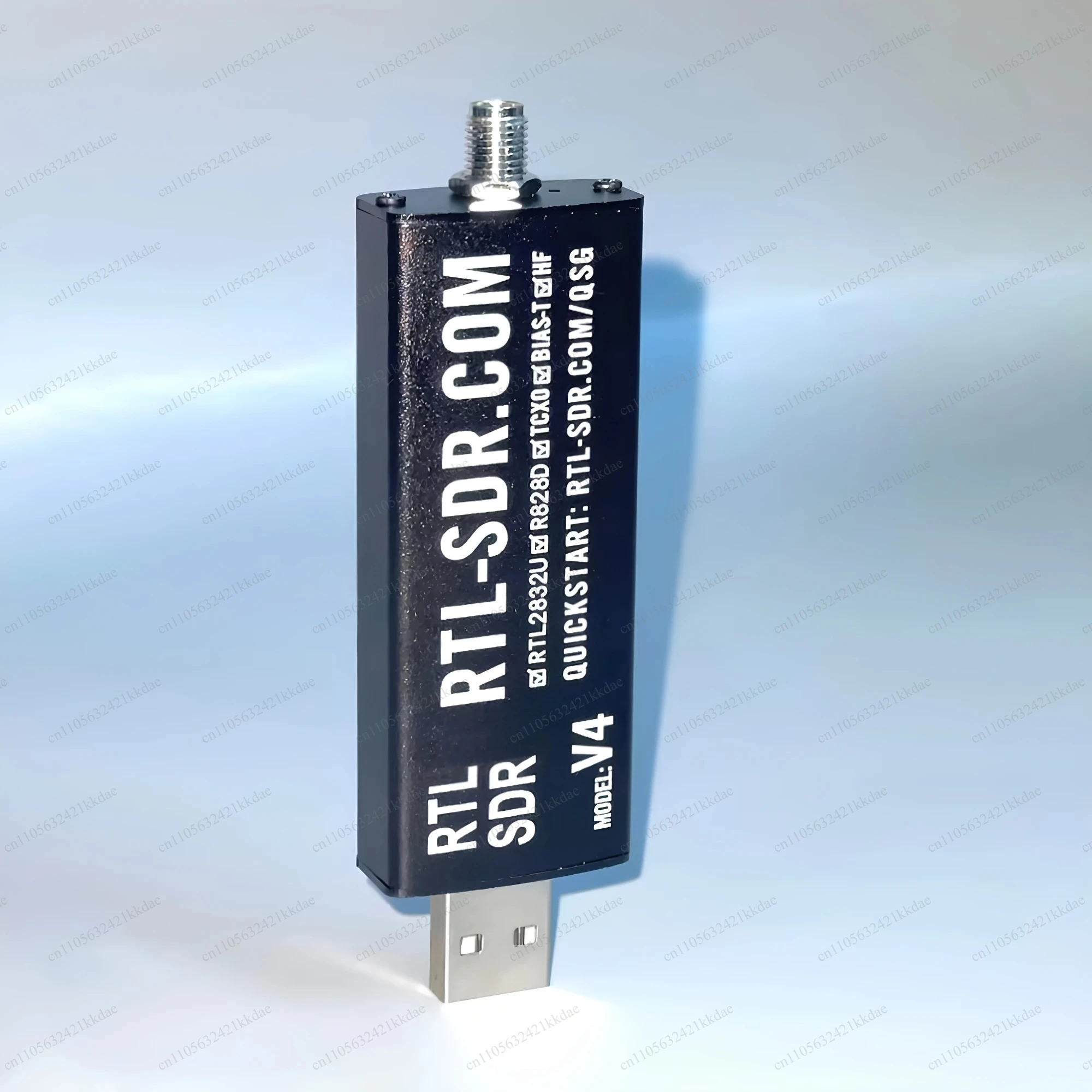 For RTL-SDR Blog V4 RTL SDR V4 R828D RTL2832U 1PPM TCXO SMA RTLSDR Software Defined Radio Receiver with Multipurpose Antenna view 2