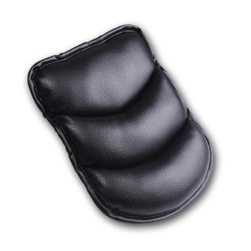 Leather Car Armrest Pad Covers Universal Center Console Auto Seat Armrests Box Pads Black Armrest Storage Protection Cushion A02