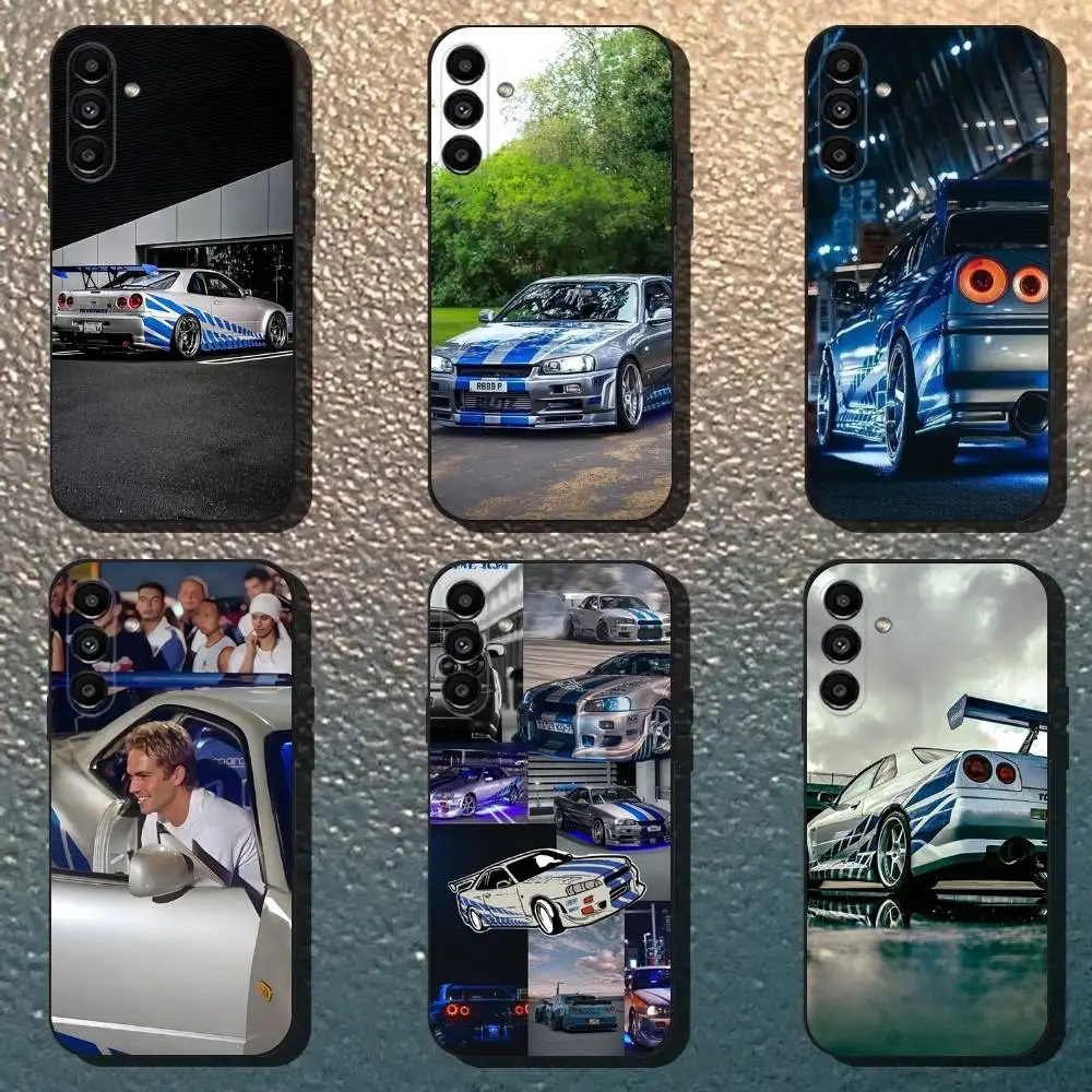 

Cars of F-Fast and F-Furious Phone Case For Samsung Galaxy A13,A21s,A22,A31,A32,A52,A53,A71,A80,Soft Black Shell