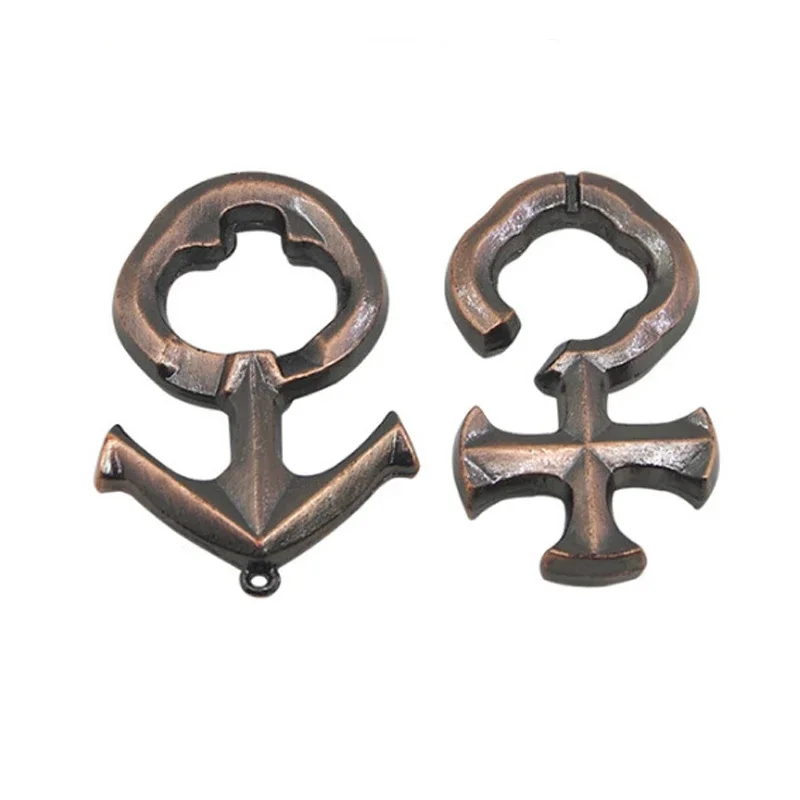 

Игрушки для разблокировки Ai Shen, классические металлические головоломки IQ для развития интеллекта, игрушки для взрослых и детей