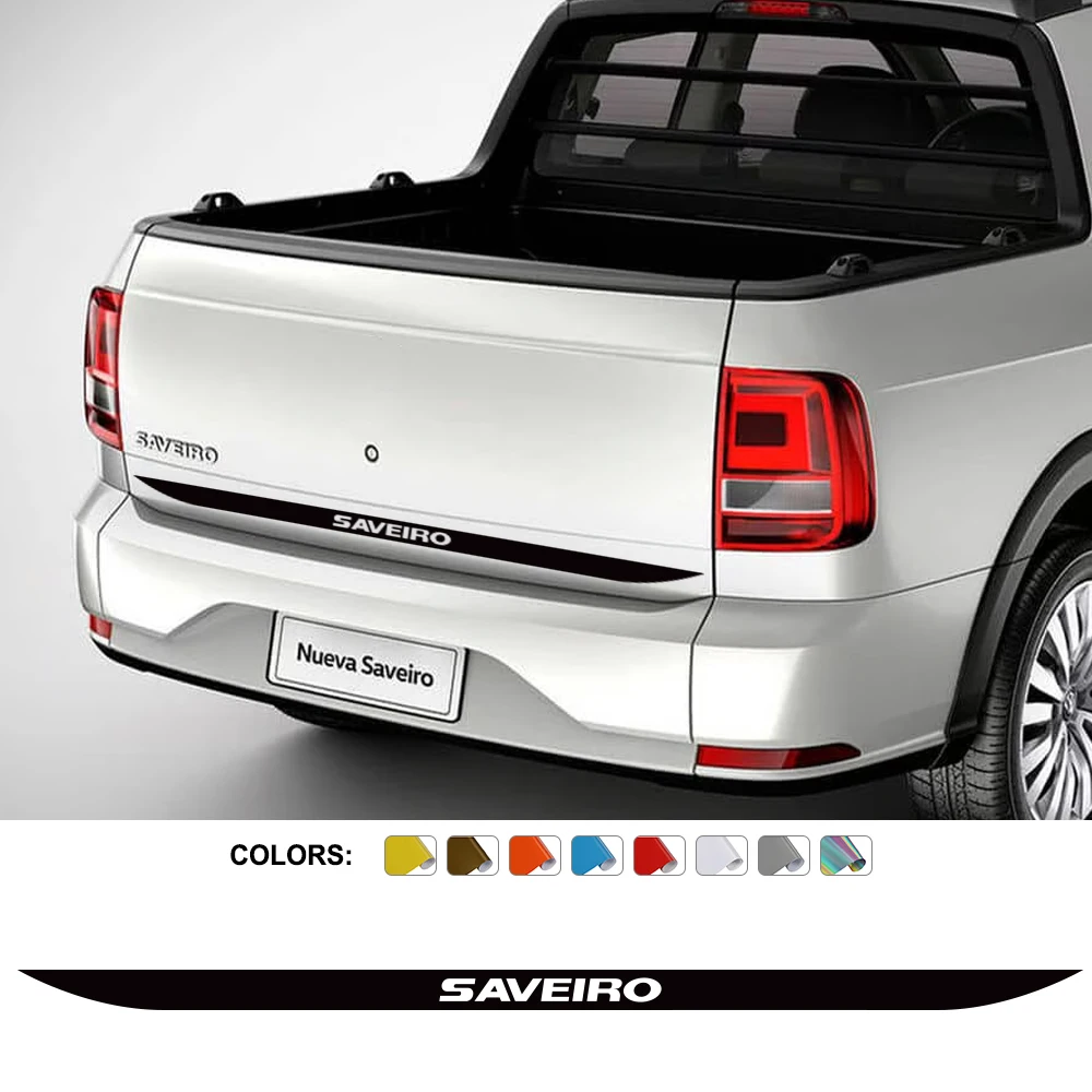 Pickup Tailgate Decals For Volkswagen Saveiro Car Rear Tail Stickers Truck Graphics Vinyl Decor Cover Auto Tuning Accessories