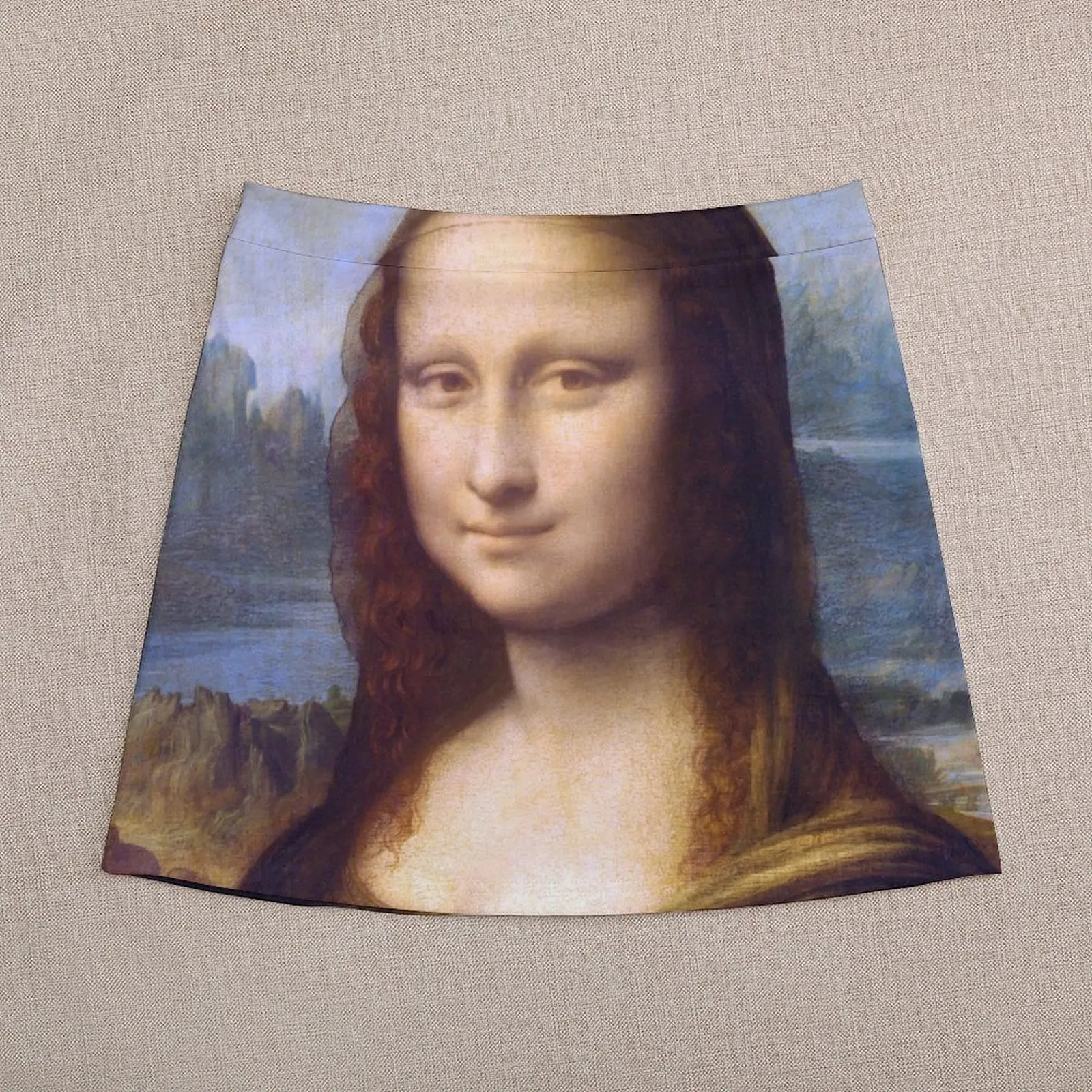 Mona Lisa by Leonardo da Vinci Digitally Restored Colors Mini Skirt dresses for prom Female clothing
