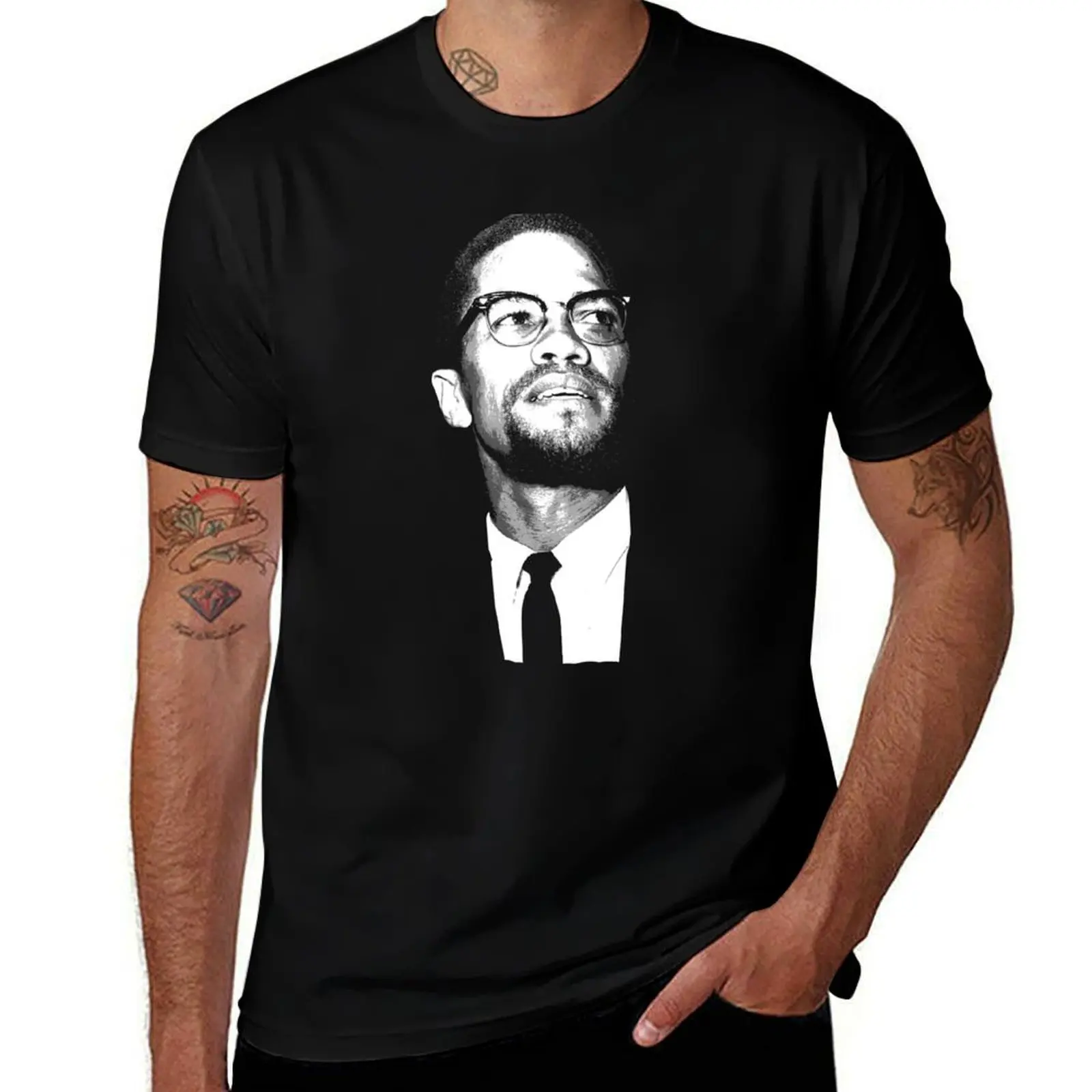 Malcolm X T-Shirt Big Size Daily Wear T-Shirt