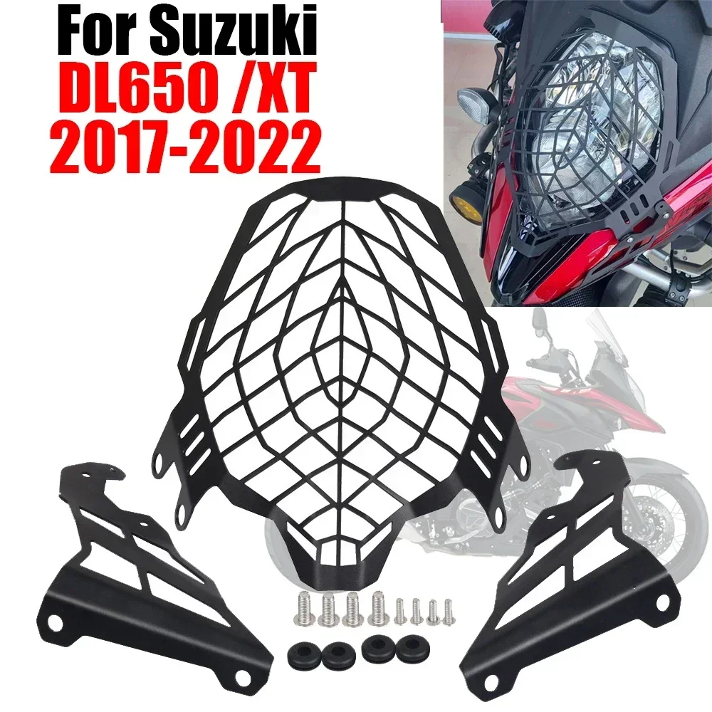 

For SUZUKI V-strom DL650 XT V-strom DL 650 650XT 2017-2022 2020 Accessories Headlight Guard Protector Grill Protection Cover