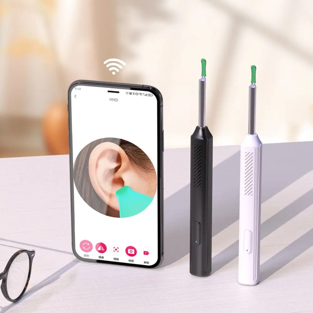 

Ear Care Wireless Smart Visual Ear Cleaner Camera Endoscope Luminous Ear Pick USB Charging Ear Wax Removal Tool Adult