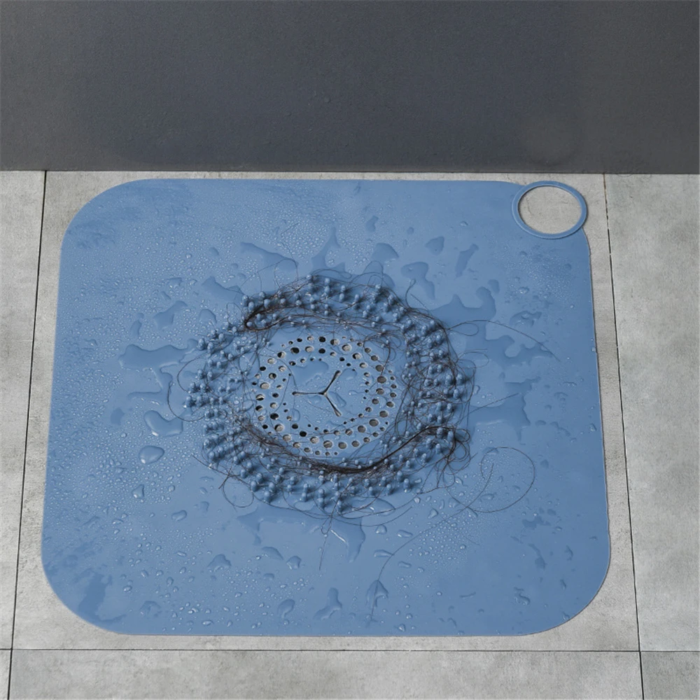 Shower Floor Drain Hair Catcher Stopper Plug Sink Strainer Anti-blocking Washbasin Drain Cover Filter Trap For Bathroom Supplies