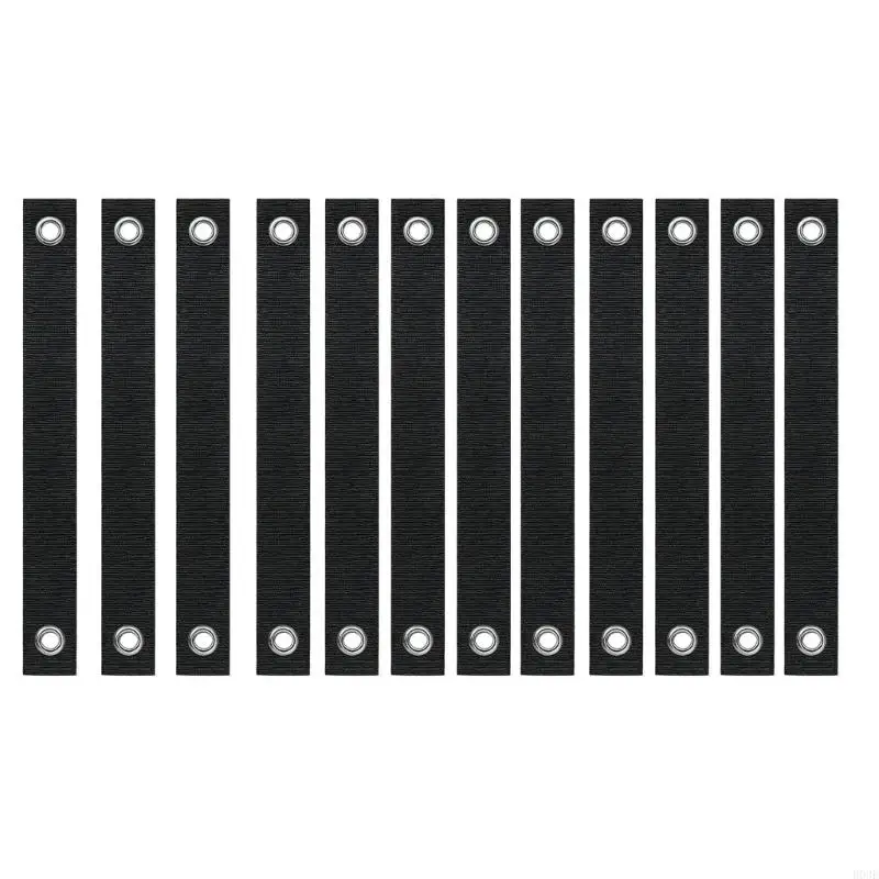 Tree Support Ties Nylon 12 Pack, 40 x 3.8 Flexible Tree Bands for Staking, Yard Care, Transplant Support and Home Garden B03E