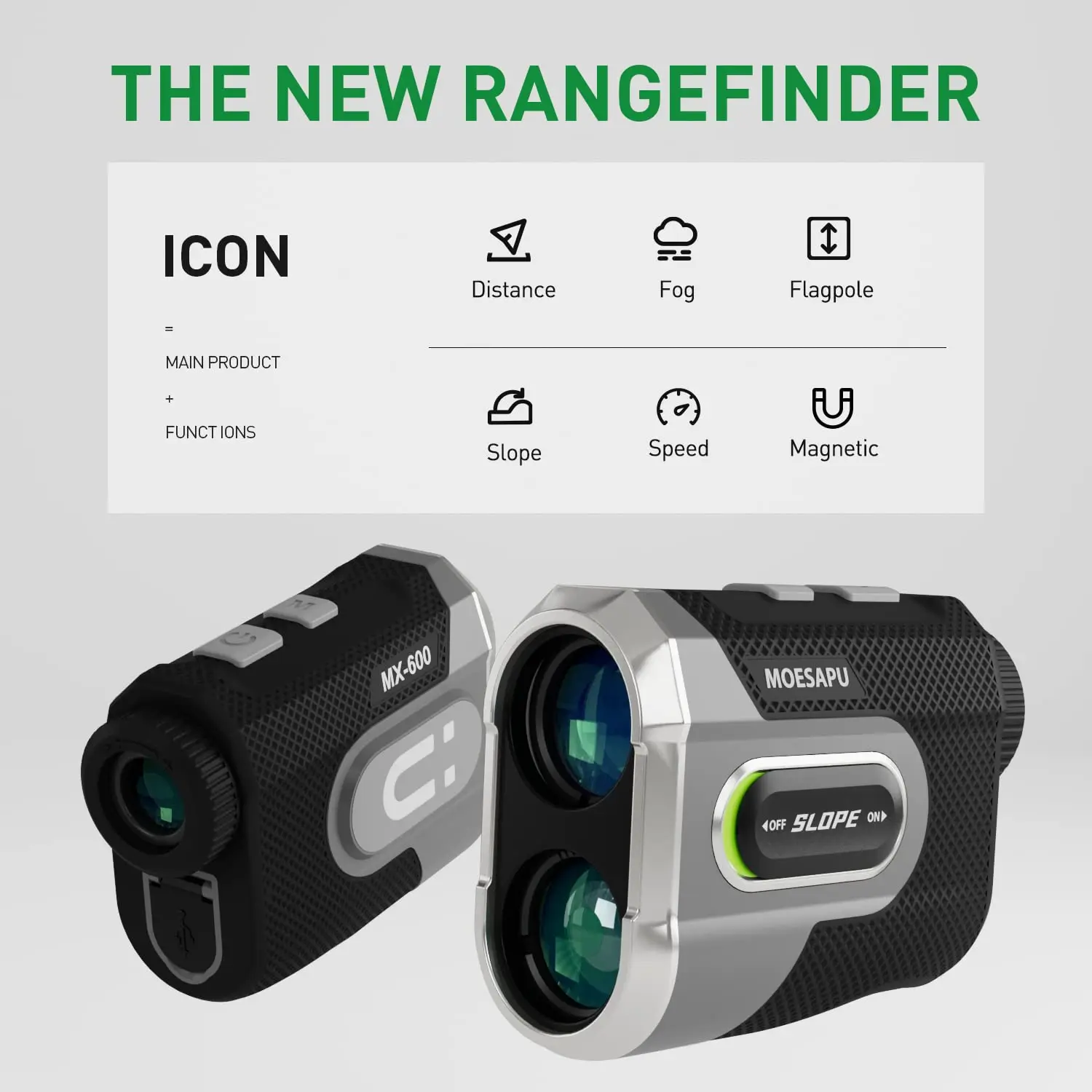 Bosean 7x التكبير جولف الليزر المدى مكتشف 1500 متر جولف الليزر المدى مكتشف المدى مكتشف مقياس مسافات قياس نطاق #4