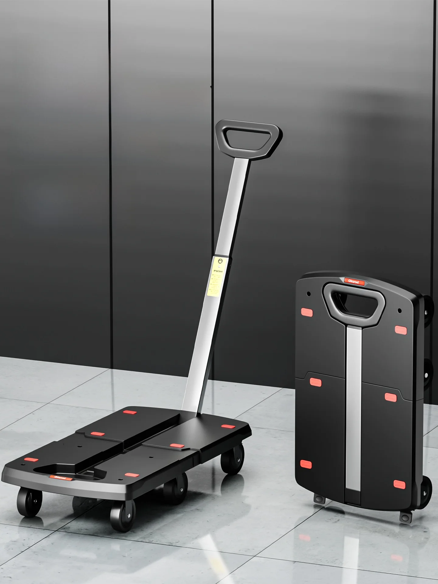 gianxi-lightweight-portable-shopping-cart-foldable-hand-pull-cart-bearing-universal-wheel-thickened-base-strong-load-bearing