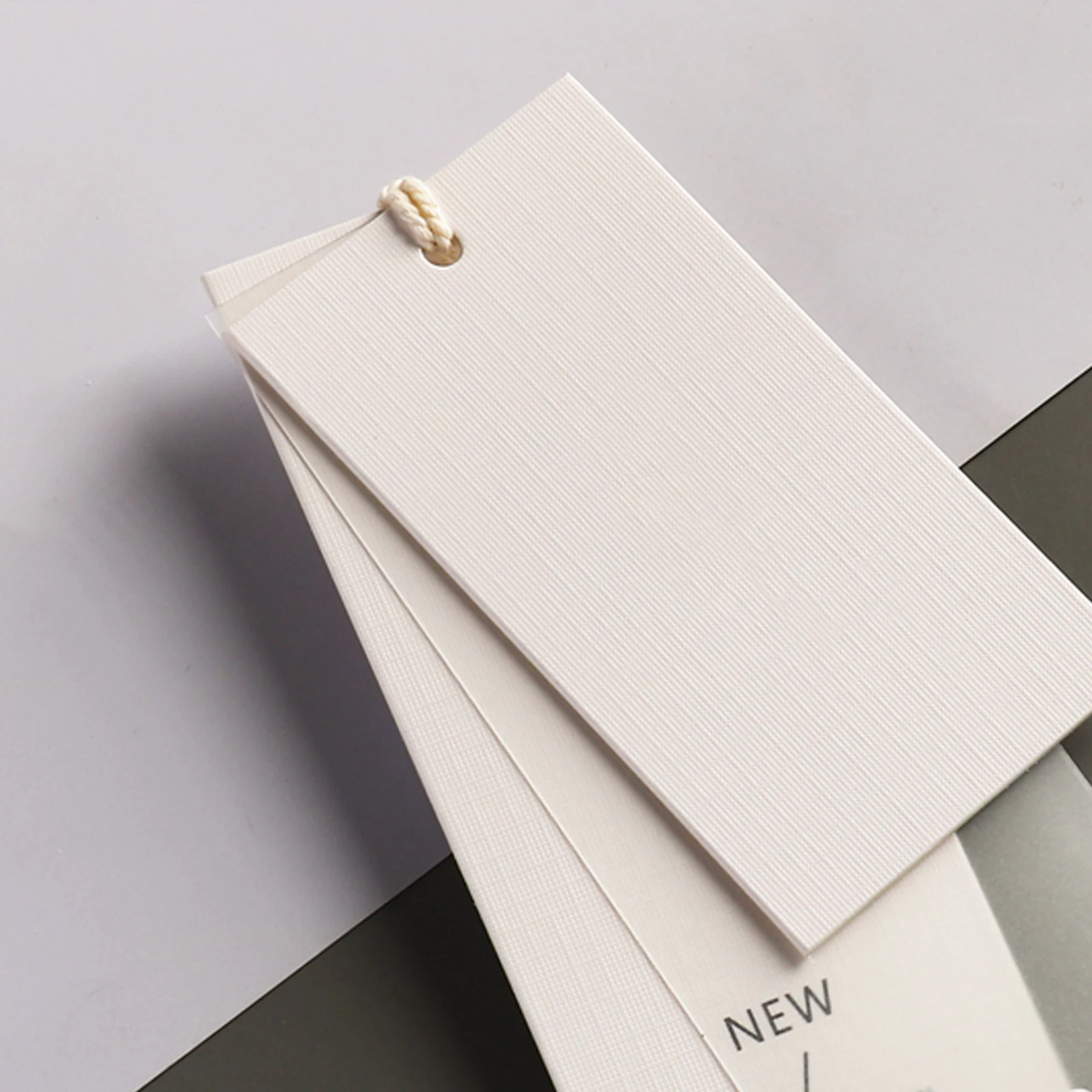 

1000Pcs Cotton Tag Ties Robust Label Hanging Rope for Garment Tags Shop Accessories Craft Display Fasteners No Tools Needed