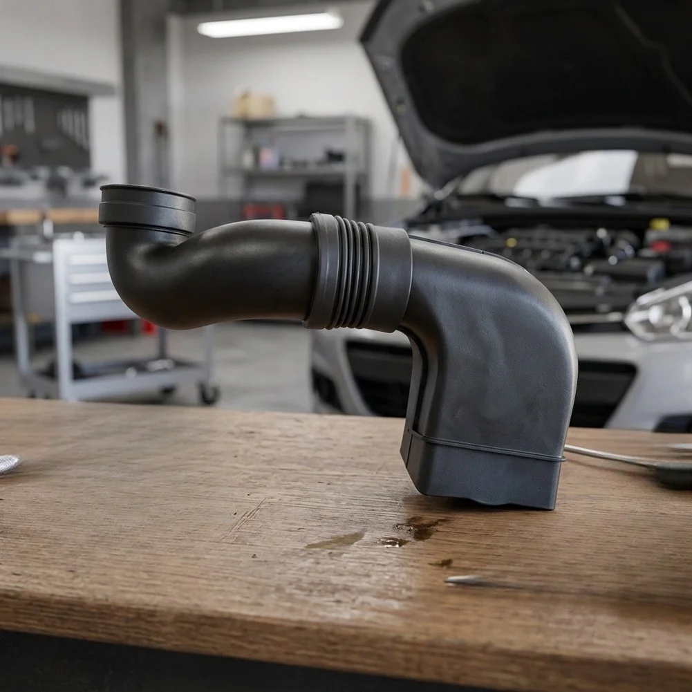 Black Air Intake Hose Engine Air Hose High-quality Materials Secure Fit Design Direct Replacement Part Restores Engine Airflow