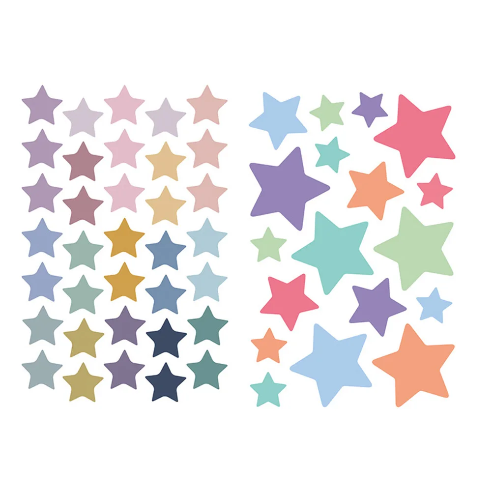 Removable Decor Multicolor Dots Self-adhesive Translucent PVC Waterproof Wipeable Customizable Layout Multicolored