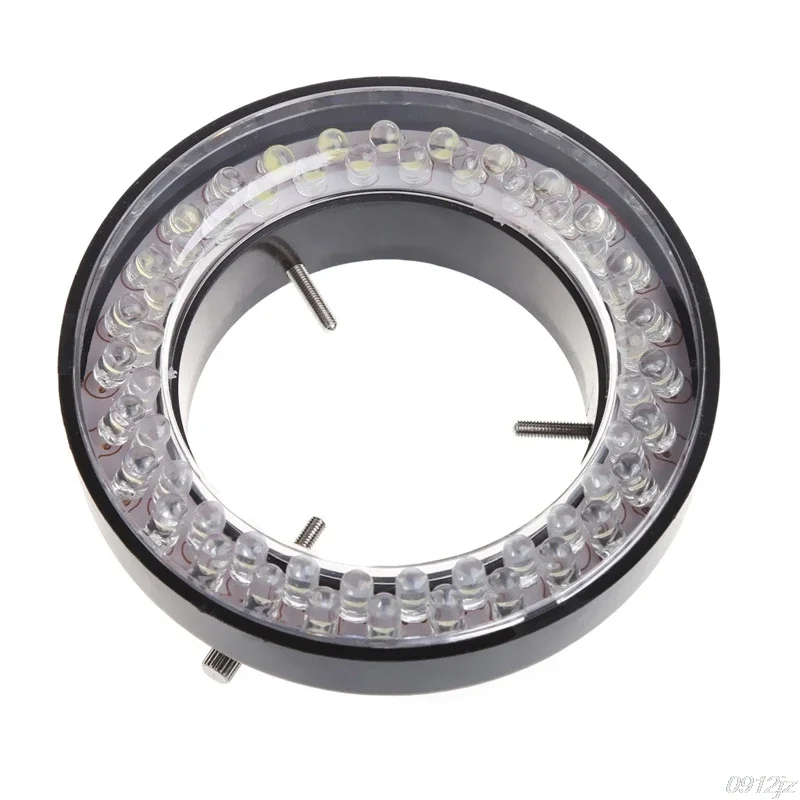 60 led anel luz iluminador lâmpada para microscópio estéreo microscópio plugue da ue x7yd