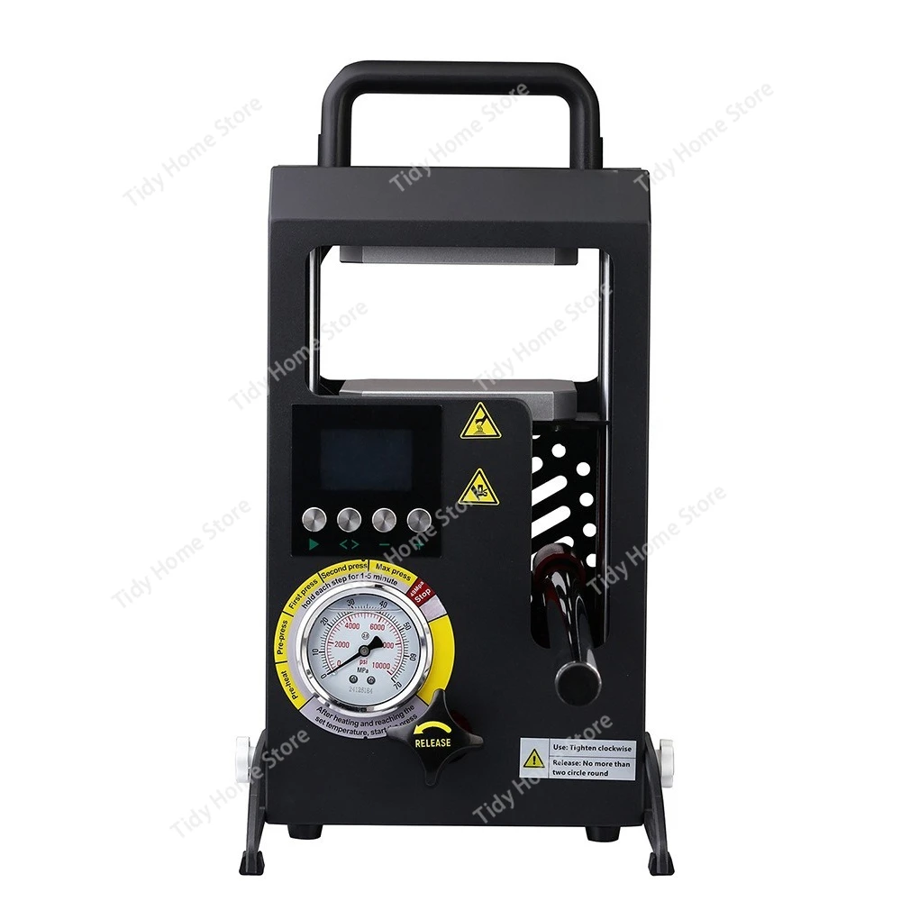 

10T Rosin Press with Pressure Gauge Rosin Press Hot Press Embossing Machine