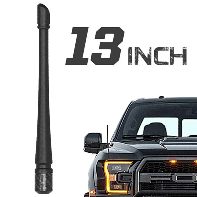 Antena de Radio AM FM Universal para coche, dispositivo multimodelo de 32CM para Dodge Ram 1500, Jeep Wrangler JK/JL, Ford F150, Chevy Silverado,