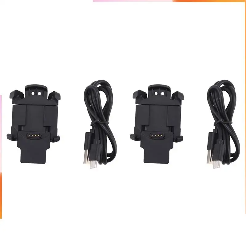 

A92Z 2X USB Fast Charging Cable Charger Dock Data Sync For Garmin Fenix 3 HR Quatix 3 Watch Smart