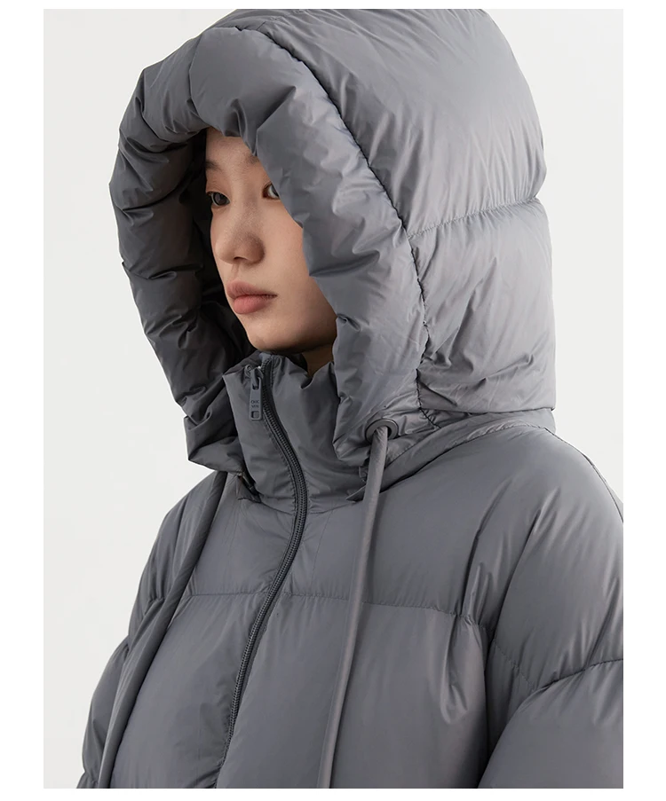 CHIC VEN Women Down Coats Solid Loose New Hooded 90 White Duck Down Down Jacket Puffs Female Outerwear Autumn Winter 2026