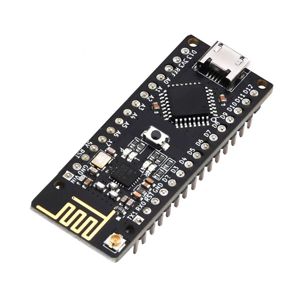 Atmega328P NANO V3.0 CH340G NRF24l01 wireless development board Module For arduino NANO 328P NANO 3.0