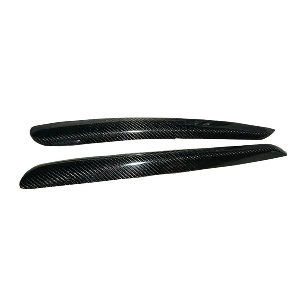 Real Carbon Fiber Eyelids Eyebrows Lids Headlight Trim Cover for VW Golf 6 GTI R MK6 2009-2012