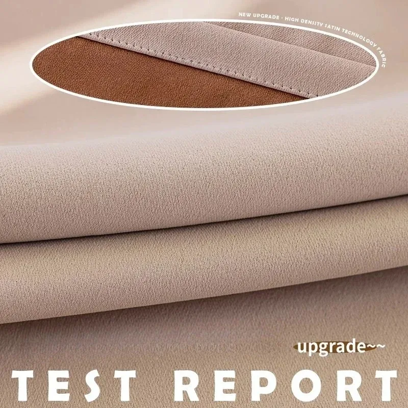 

Chenille Light Luxury Modern Simple Curtains for Living Dining Room Bedroom Blackou Patchwork Pink Window Shade White TulleDecor