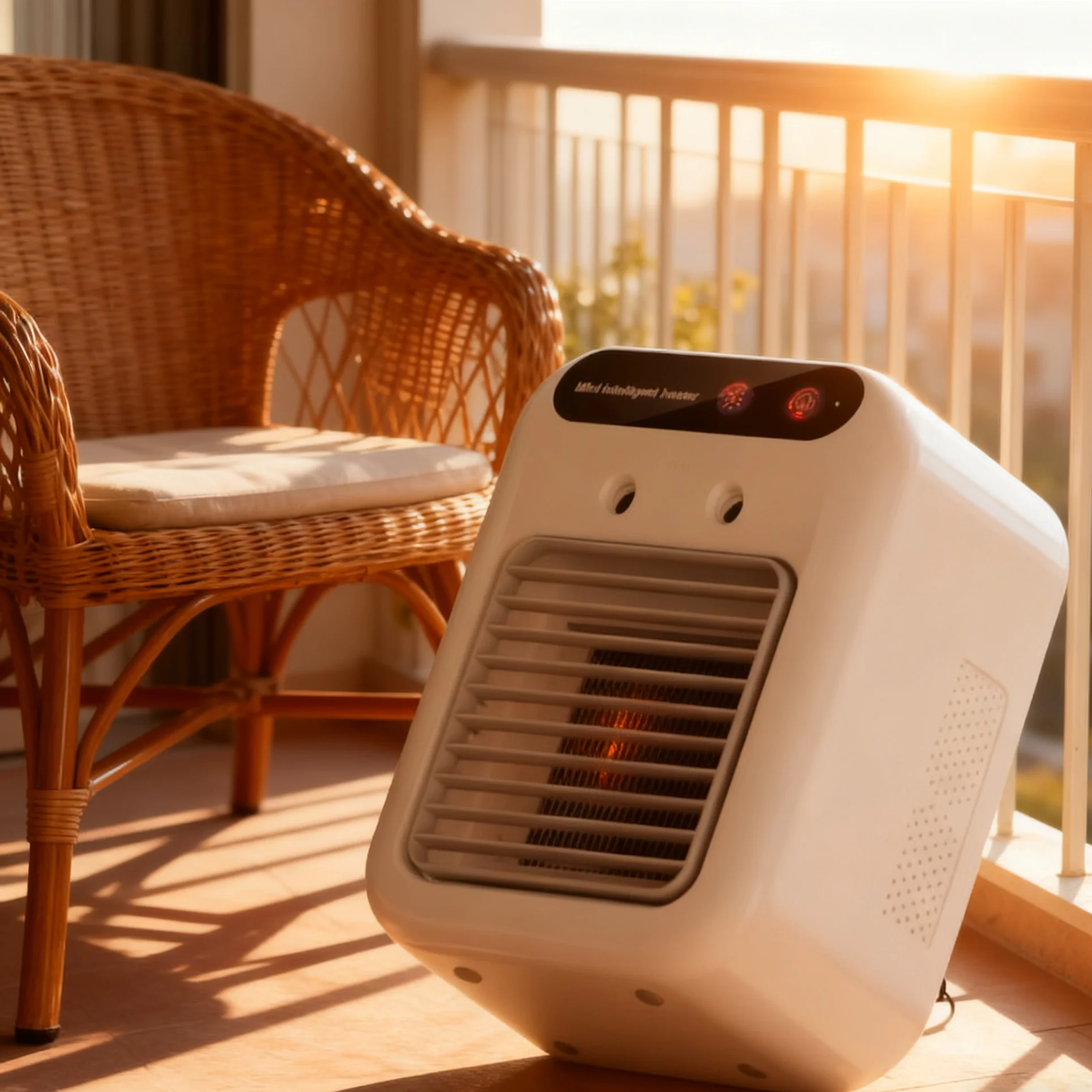 Ventilador de ar quente com economia de energia e umidificação 2025