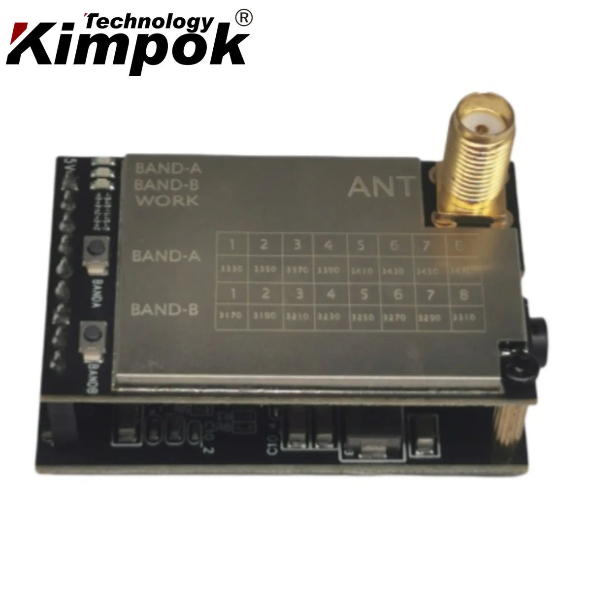 원격 전송 드론 액세서리 용 10W 3.3Ghz 무선 비디오 송신기 VTX 16CH 3.3Ghz 비디오 수신기 VRX