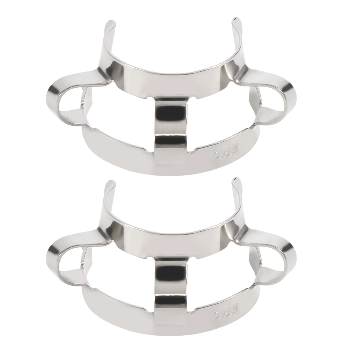 2pcs 24# Stainless Steel Clip Keck Clamp for 24/29 24/40 Glass Ground Joint