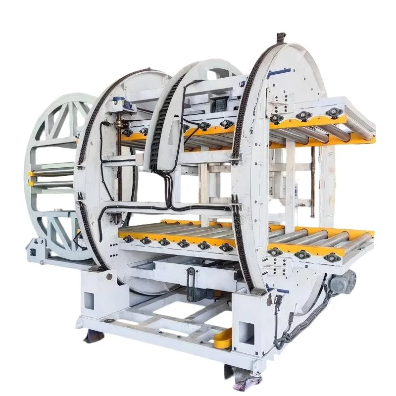 machine Uniform speed barrel turning machine 180 degree plate turning O type squirrel cage door turning machine Shield matching