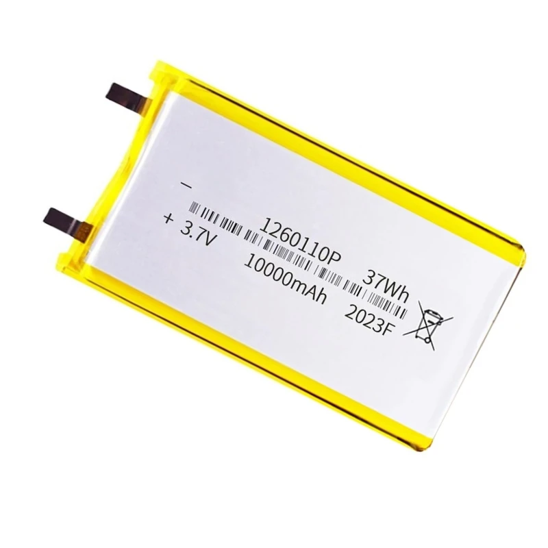 Pour TOYPOWER BANK GPS nouvelles Batteries bonne qualité 3.7 V 10000 mAH 1260110 batterie Li-ion polymère 3 pièces