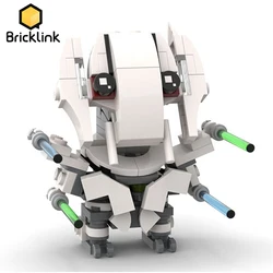 Bricklink MOC Star Movie Action Figures Brickheadz Sets Grievous Battle Droids Model Collection Building Blocks Kid Toys Gift