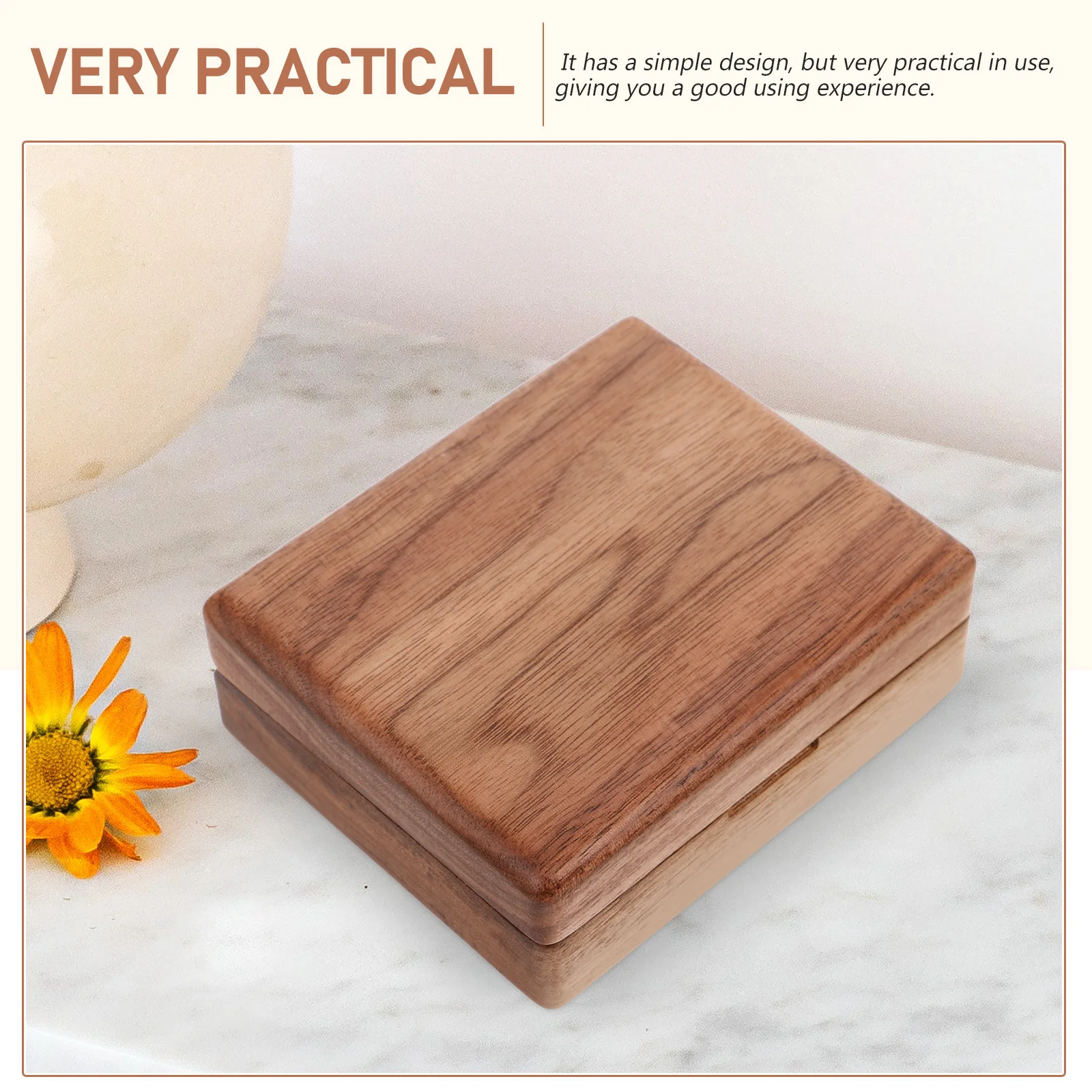

Wooden Jewelry Box Organizer For Necklace Earring Ring Storage Gift Packaging Decorative Display Case