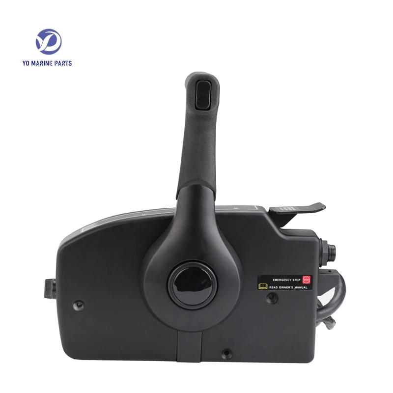 881170A3 Remote Control Box with 16FT Wire Harness 9Pins For Mercury Outboard Engine with Emergency Lanyard Side Mount