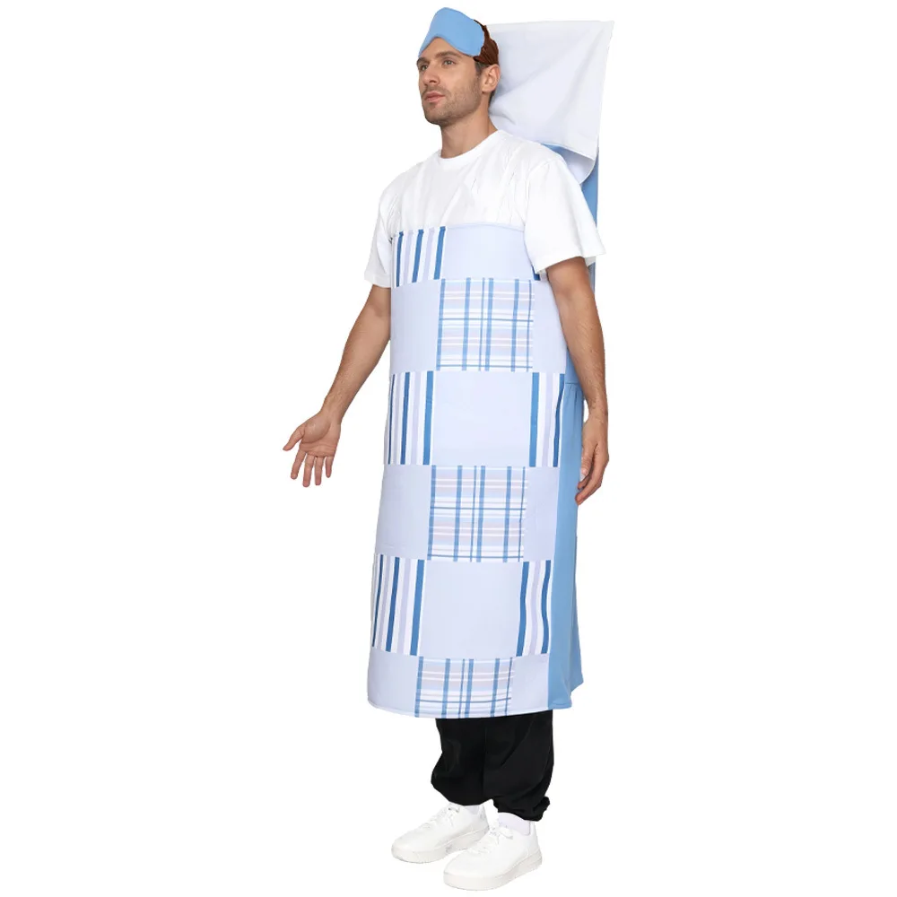 Funny Hospital Bed Performance Costumes 145x66cm Cosplay Patient Character Outfits Party Props