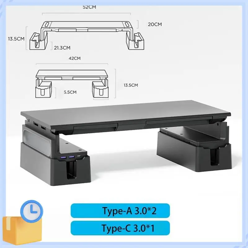 Popular Monitor Increases Elevated USB Expansion And Folding Computer Desktop Storage Desktop Increase Base Bracket Organizer