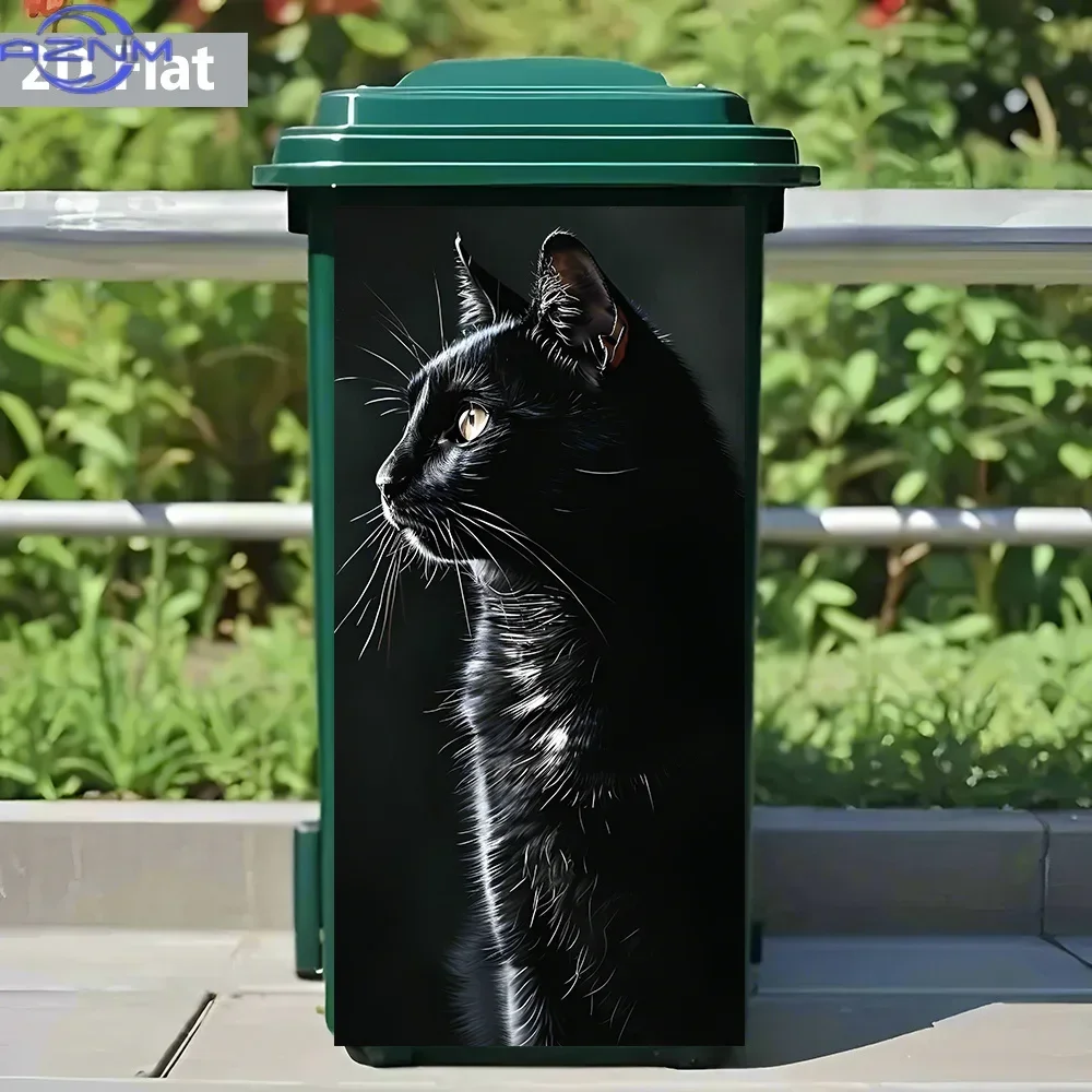 Modern‑look 2D Print Decal Custom Graphic Ornament for Multi‑scene Dustbin Decoration