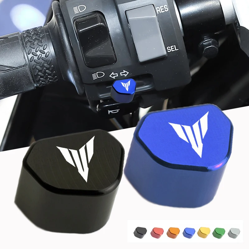 

For Yamaha MT 07 MT09 MT07 MT03 MT10 MT25 MT01 MT125 TRACER FZ07 FZ09 Motorcycle CNC Switch Button Turn Signal Switch Key cap