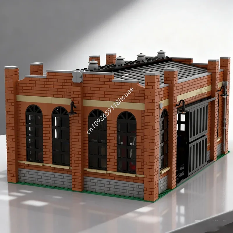 

2335 деталей MOC: Модульный склад-конструктор, строительные блоки, рождественский подарок, набор для сборки, идея для творчества, кирпичики, детские игрушки, подарок на день рождения