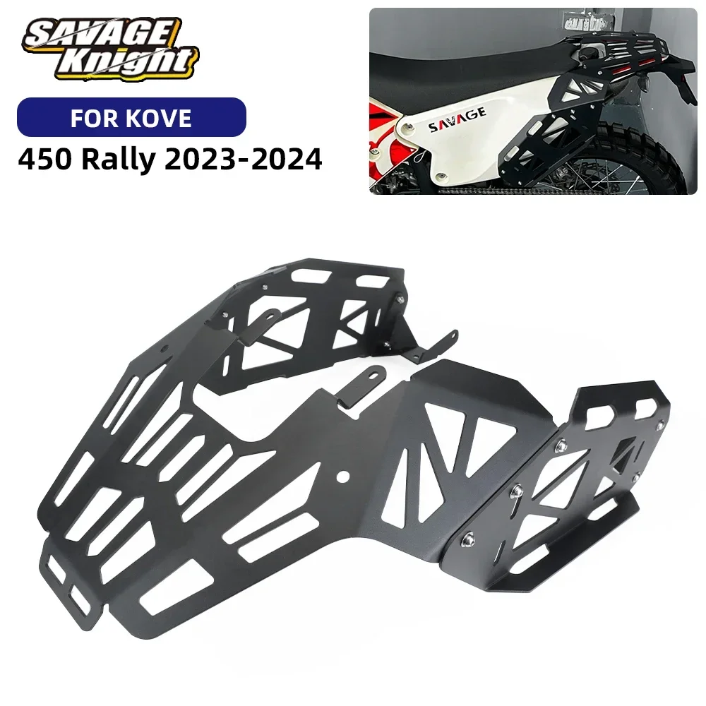 Motorcycle Luggage Rack Bracket For Kove 450 Rally 2023-2024 Saddlebag Mount Holder Tail Box Support Kovemoto Colove 450rally