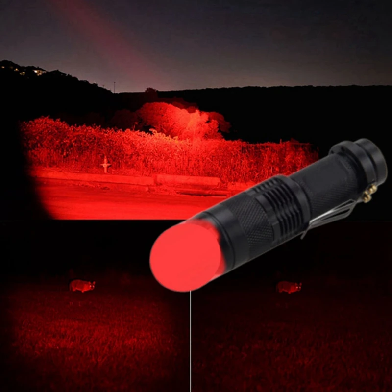 

NEW-Telescopic Focusing Flashlight Outdoor Mini Telescopic Zoom Flashlight Fluorescent Dose Flashlight