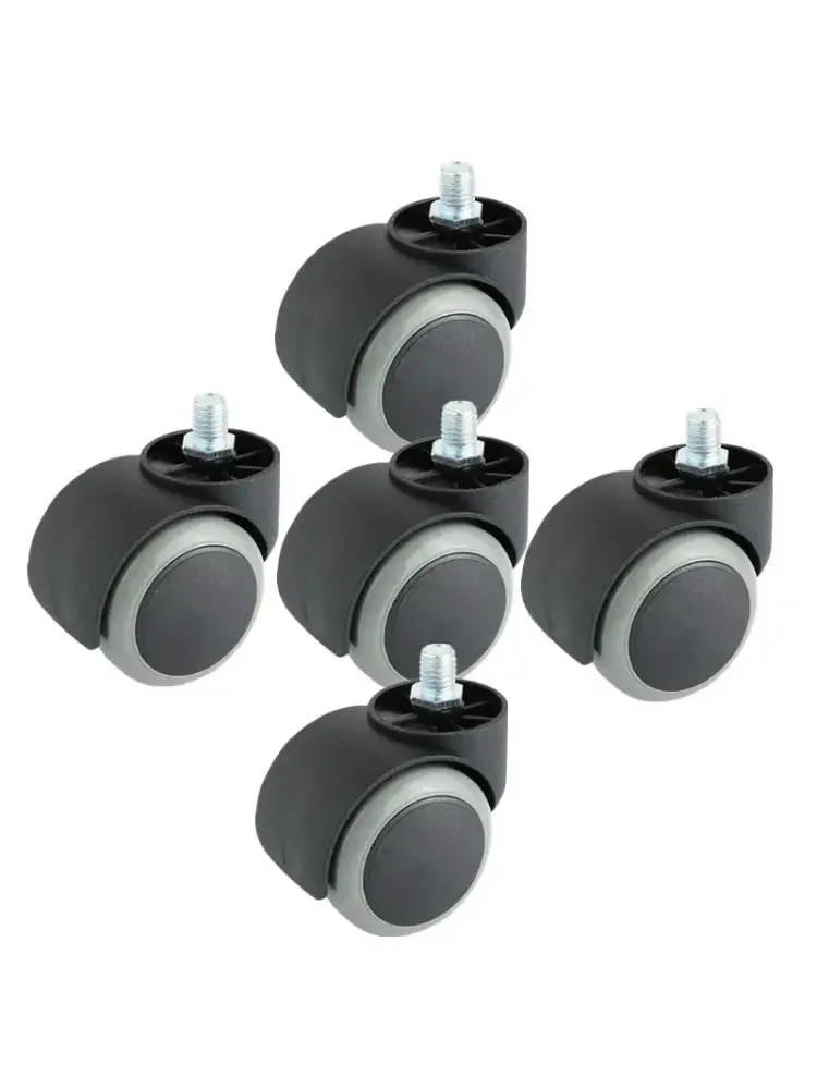 5 Pcs/Lot Boss Chair Pulley 2 Inch 10mm Screw Caster Bedside Table Office Furniture Universal Wheel