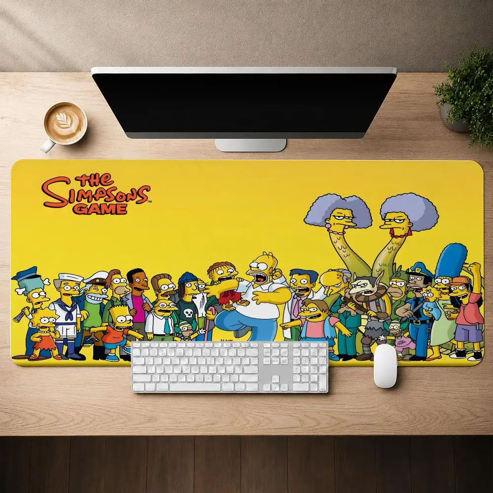 The Simpsons Mouse Pad Mouse Pad Anti-Slip Rubber Base Extended Desk Mat For Gamers Office Computer Accessories