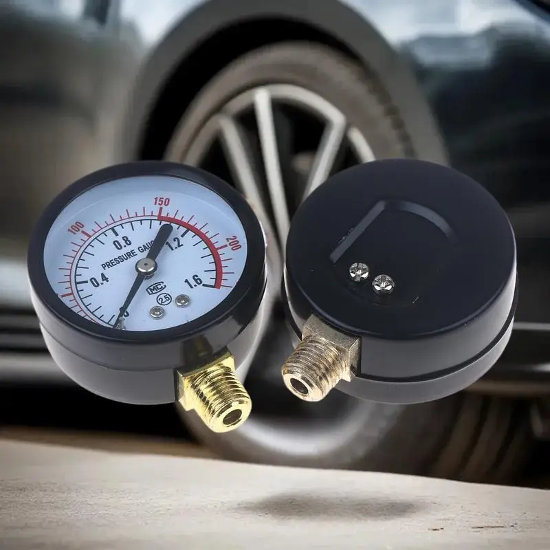 1Pcs 0-25Bar 0-10Bar 0-12Bar Hydraulic Fluid Measuring Instrument Air Compressor Pressure Gauge DIY AccessoriesHot view 2