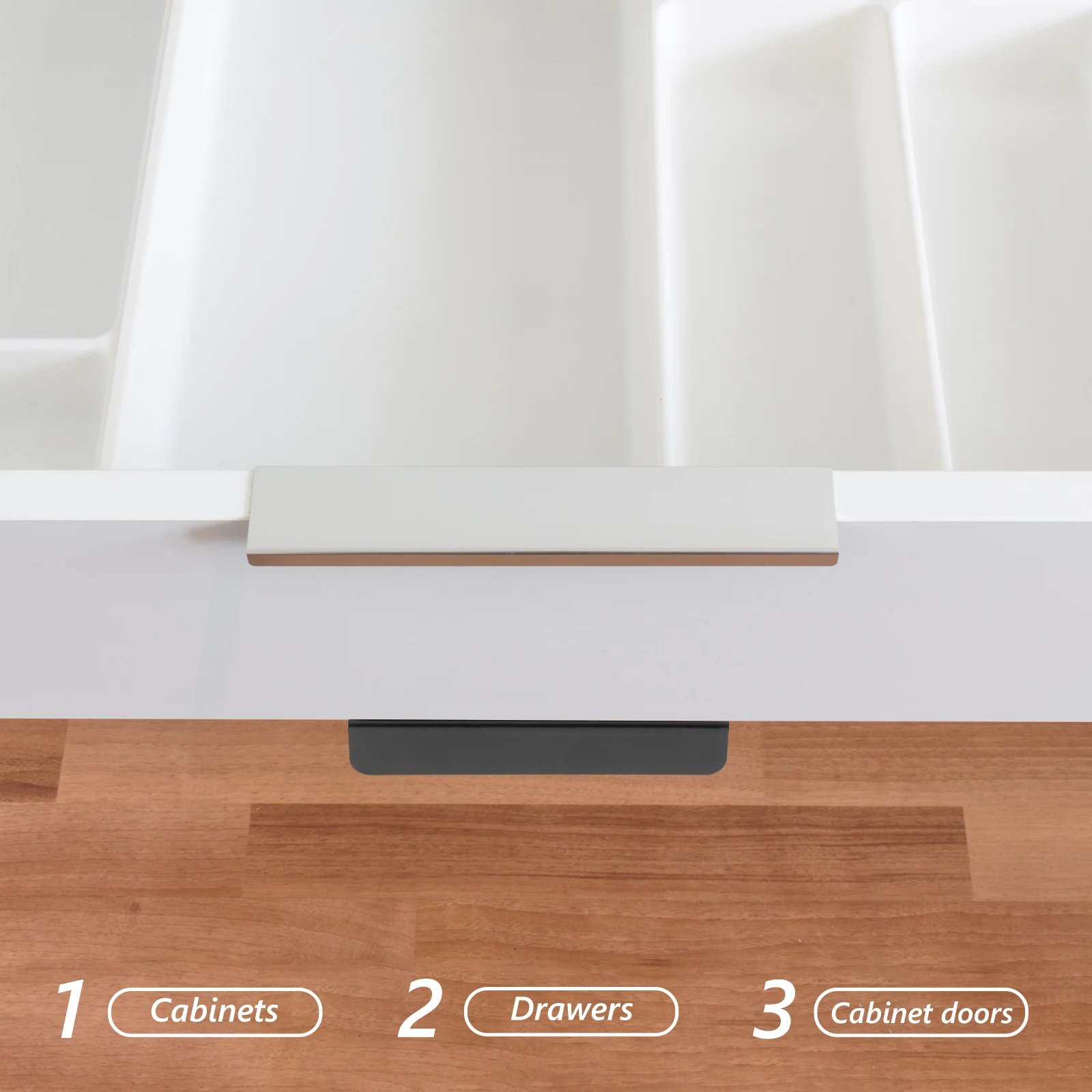 

Noncontact Foot Pull Handle Modern Touchless Opener for Trash Cabinet Drawers Garbage Drawer Foot Pull Drawer Pulls