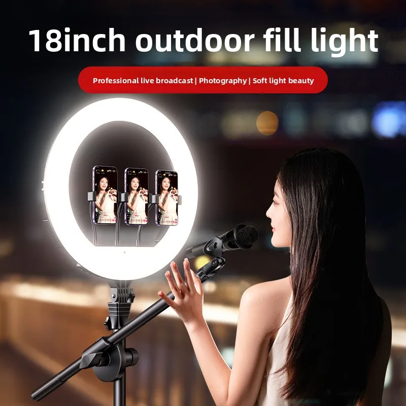 

Подсветка для прямой потоковой передачи в прямом эфире, специальное наружное освещение, портативное зарядное кольцо, фотография, съемка, видео