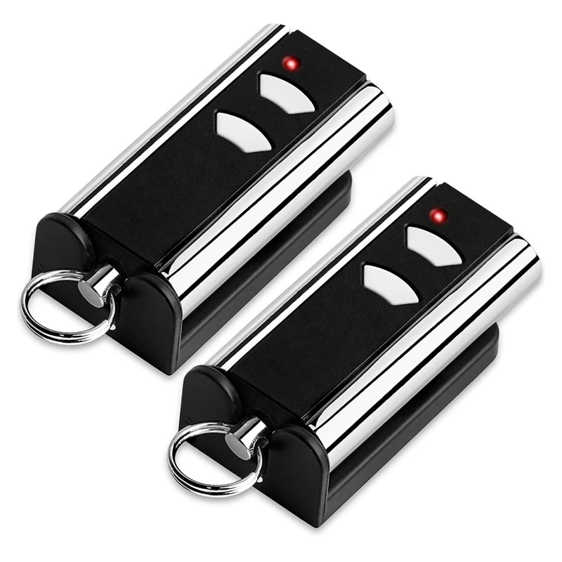 2 แพ็ค 433.92 Mhz ประตูโรงรถมือเครื่องส่งสัญญาณสําหรับเหล็กมาตรฐาน Entrematic RCU 433-2, RCU 433-4, EA433 2KS, T433-4