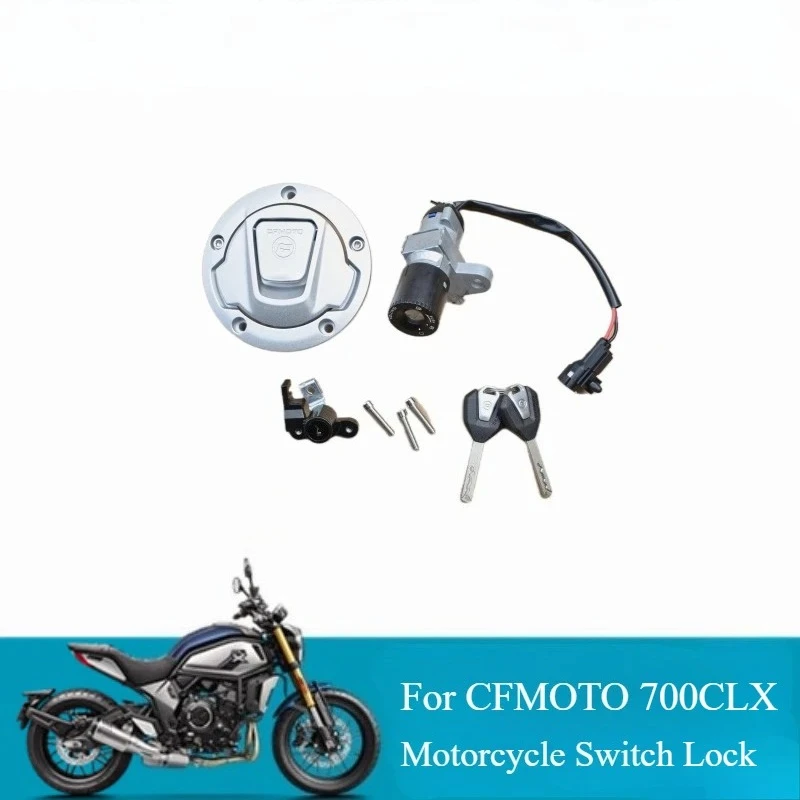 

Motorcycle Ignition Key Switch Lock Fuel Oil Tank Cap For CFMOTO 700CLX 700CL-X CF700CLX CF700CL-X CF700-2 CF MOTO CLX700 700-2
