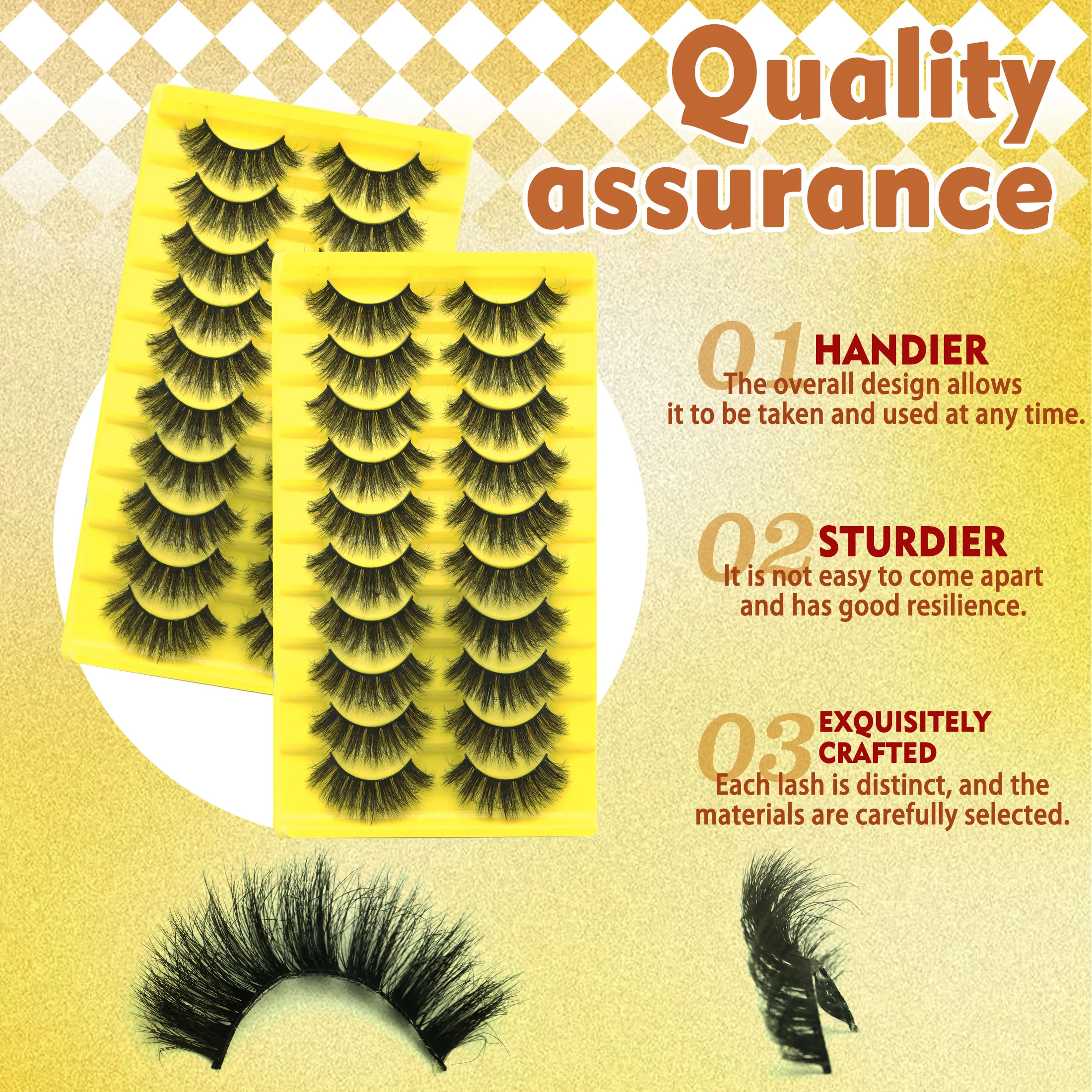 5D 偽まつげ 10 ペア偽ふわふわ厚いまつげメイクアップ乱雑なつけまつげふわふわ厚いまつげ