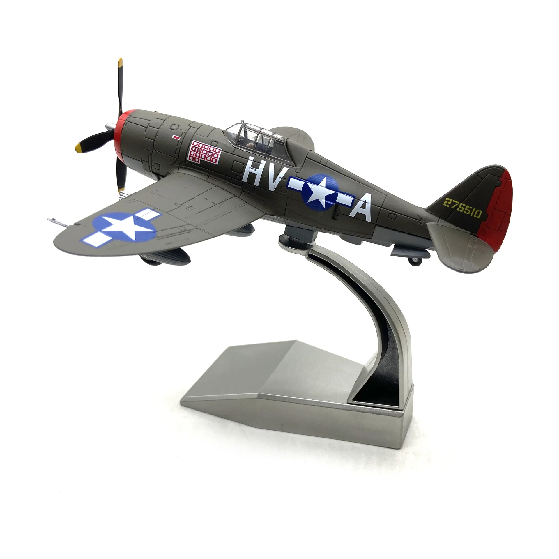 

American P-47 1/72 Scale Model Thunderbolt Fighter Alloy Airplane Jet Collectible Military Souvenir Aircraft Model Collection