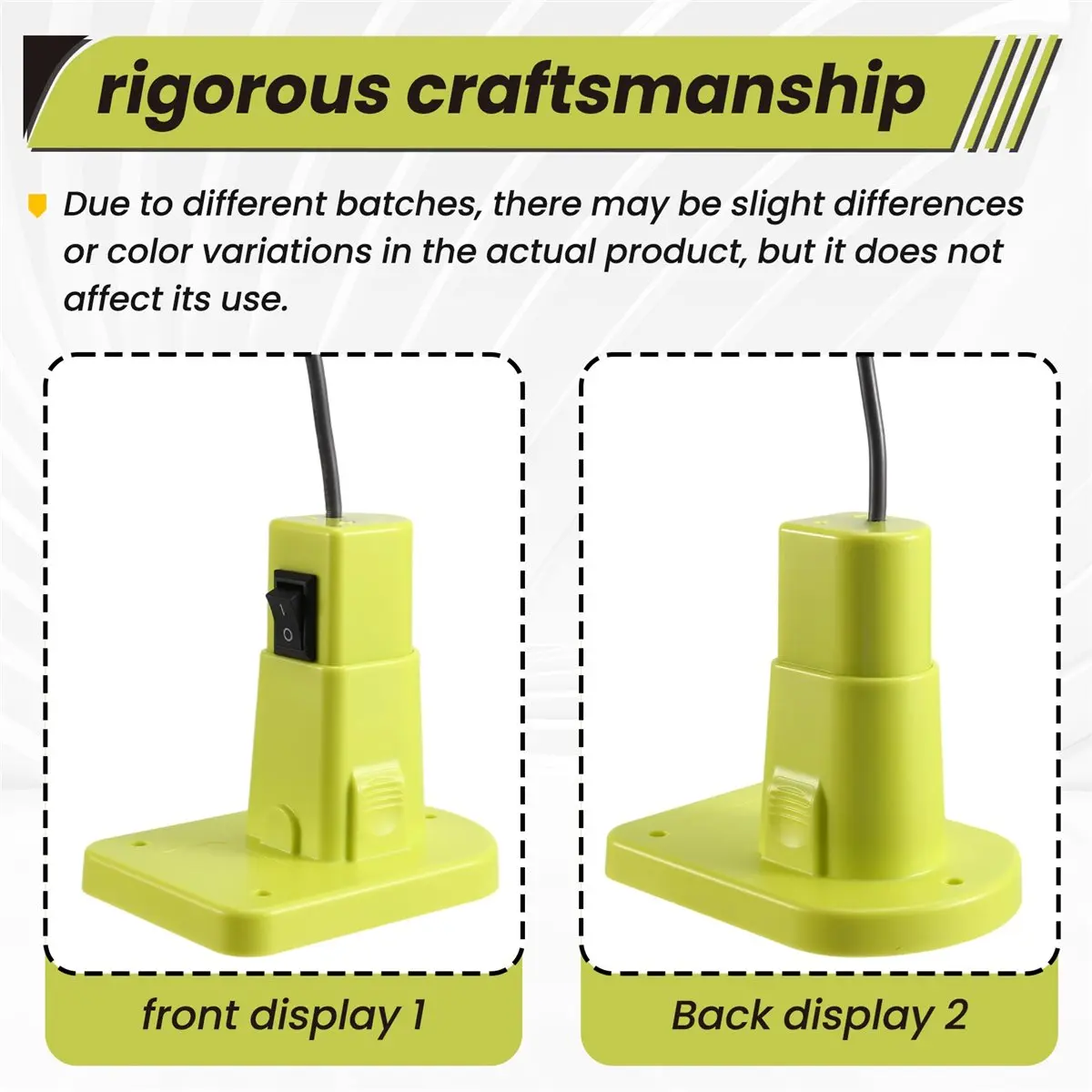 A10R Battery Powered Charger for Ryobi 18V Li-Ion for Starlink Mini Waterproof DC Jack for Outdoor and Emergency Use